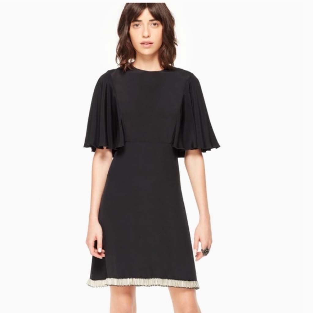 Kate Spade Madison Avenue Ari Dress Black Size Small/4 New Without Tags